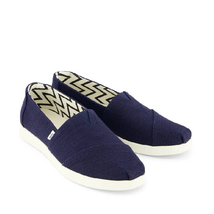 TOMS Alpargata plus navy slip on