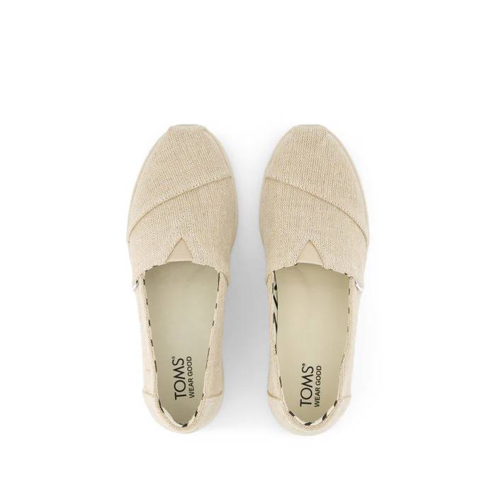 TOMS Alpargata plus natural womens slip on