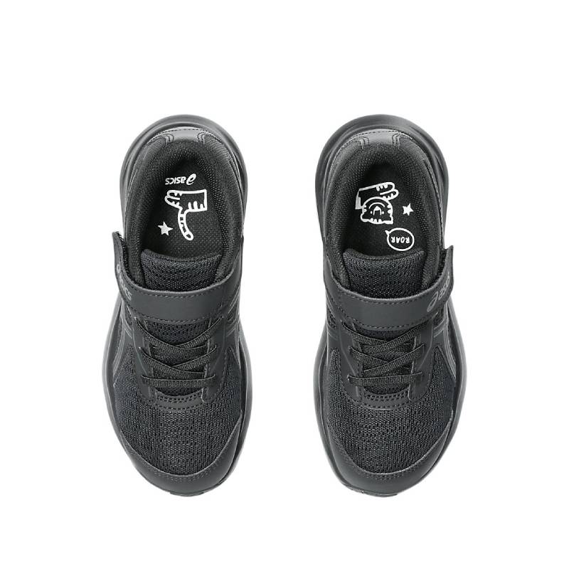 Asics contend 9 ps black kids runner