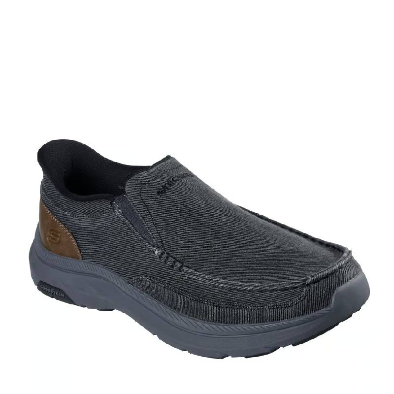 Skechers pollard - Rohan black mens slipon