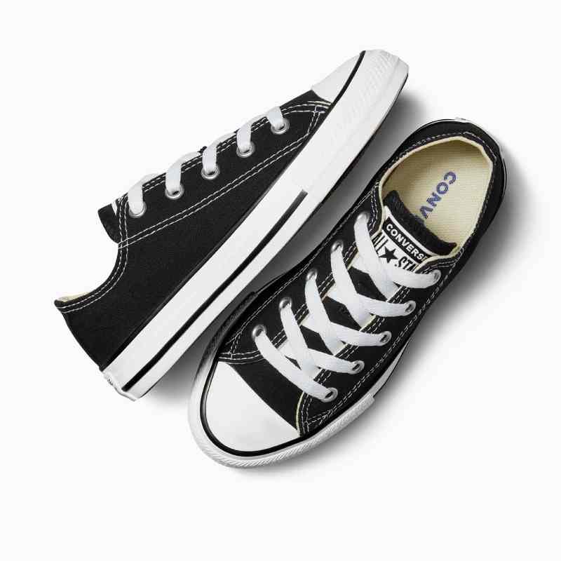 Converse black/white lo kids sneaker