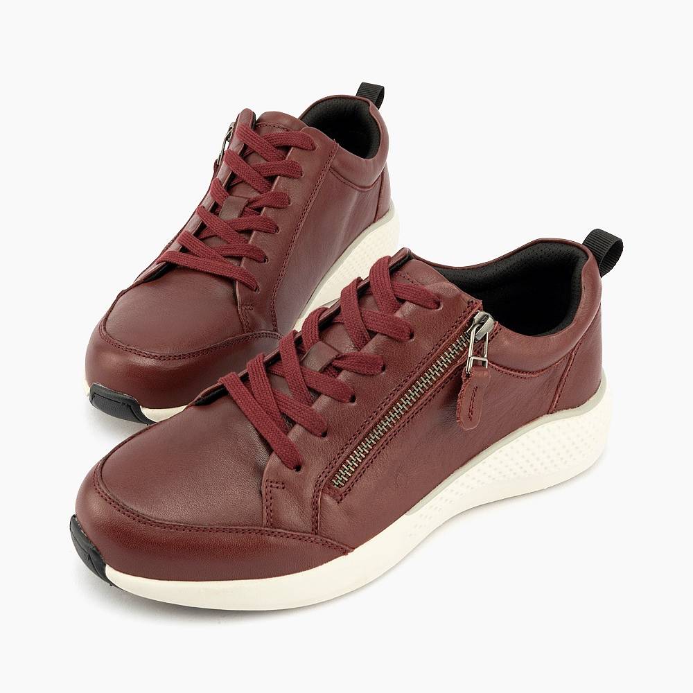 Klouds Kelsey red lace up
