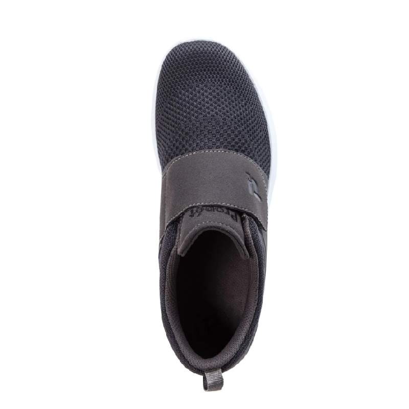 Propet Viator Grey mens velcro shoe