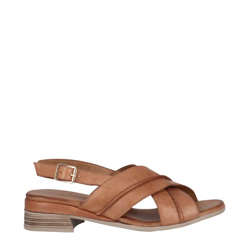 Cabello Anya tan womens sandal