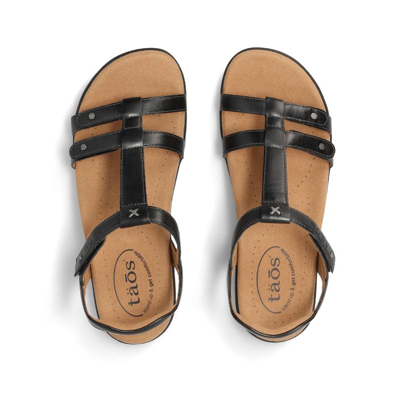Taos Trophy Black sandal
