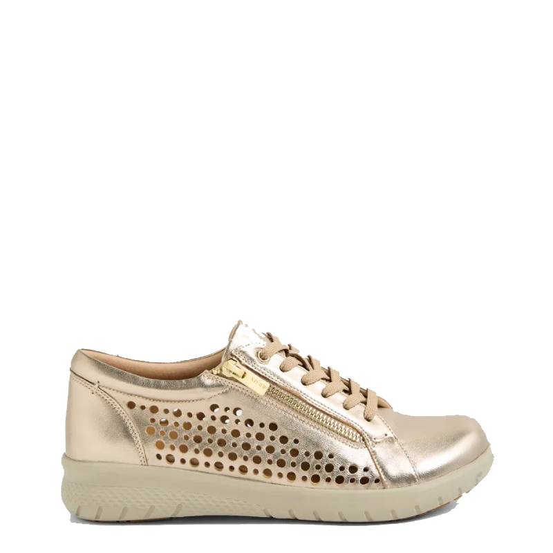 Ziera shovo champagne womens lace up