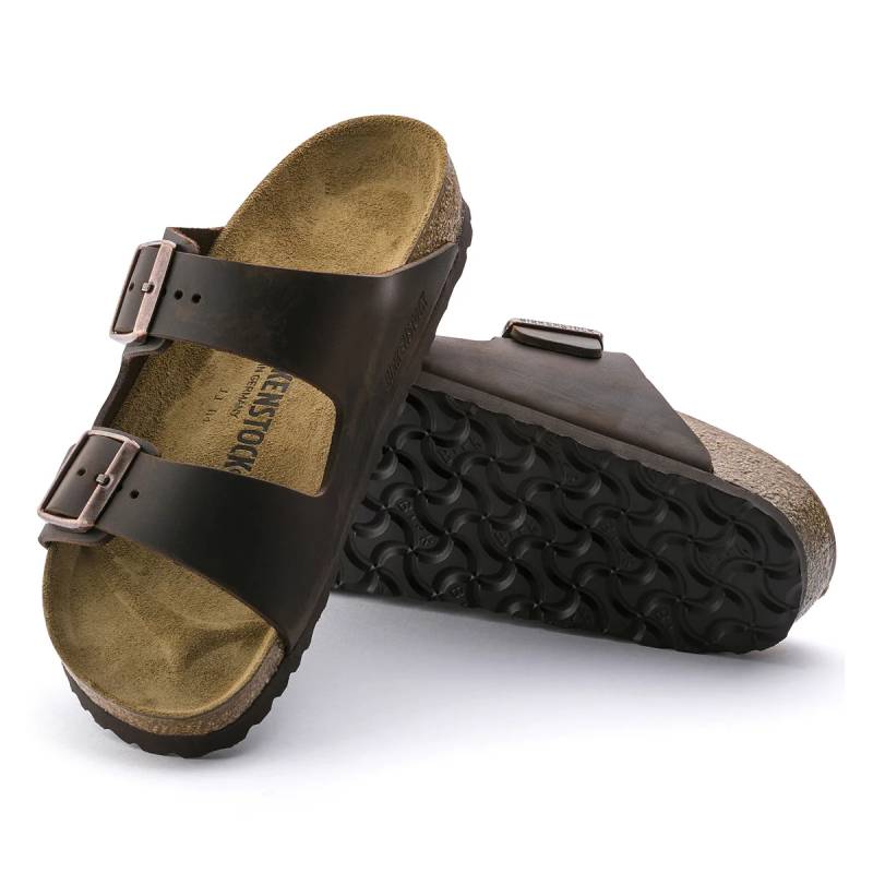 BIRKENSTOCK-SANDALS - ARIZONA OILED LEATHER HABANA REGULAR FIT