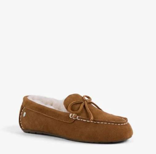 Emu Sandrine chestnut slipper