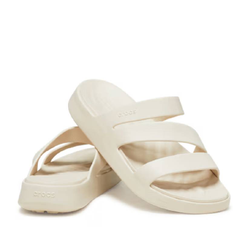 crocs getaway strappy stucco womens slide