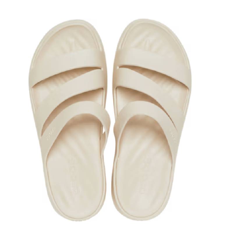 crocs getaway strappy stucco womens slide