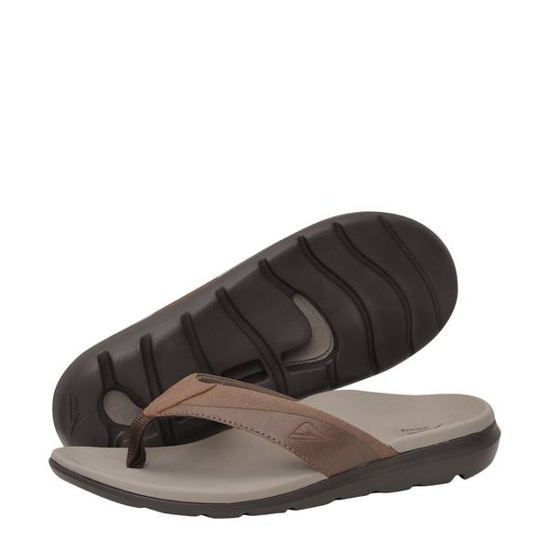 Ascent Groove mens brown thong