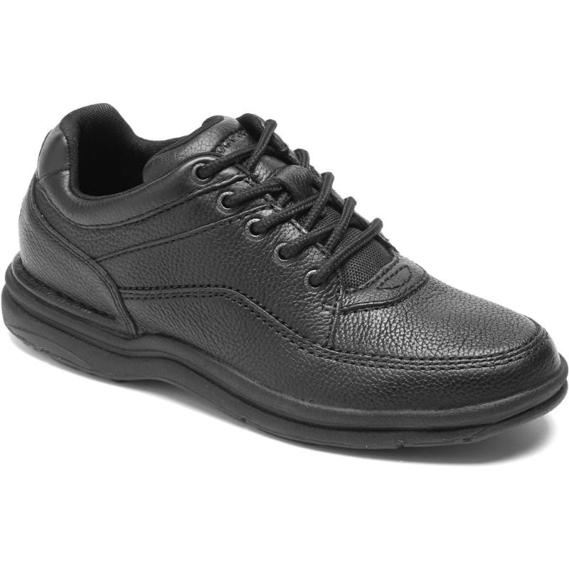 Rockport World tour black mens lace up