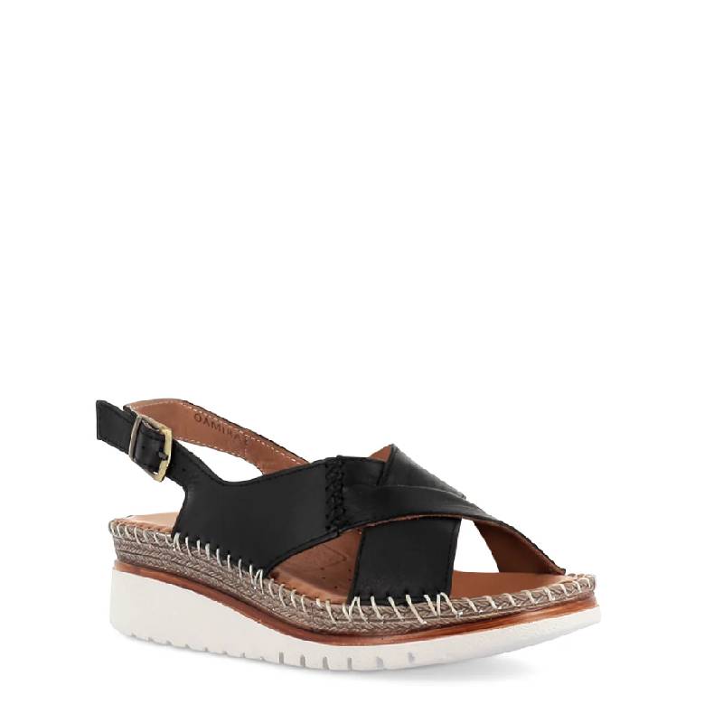 Sala oamaria black womens sandal