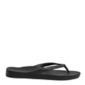 ARCH SUPPORT THONGS - BLACK
