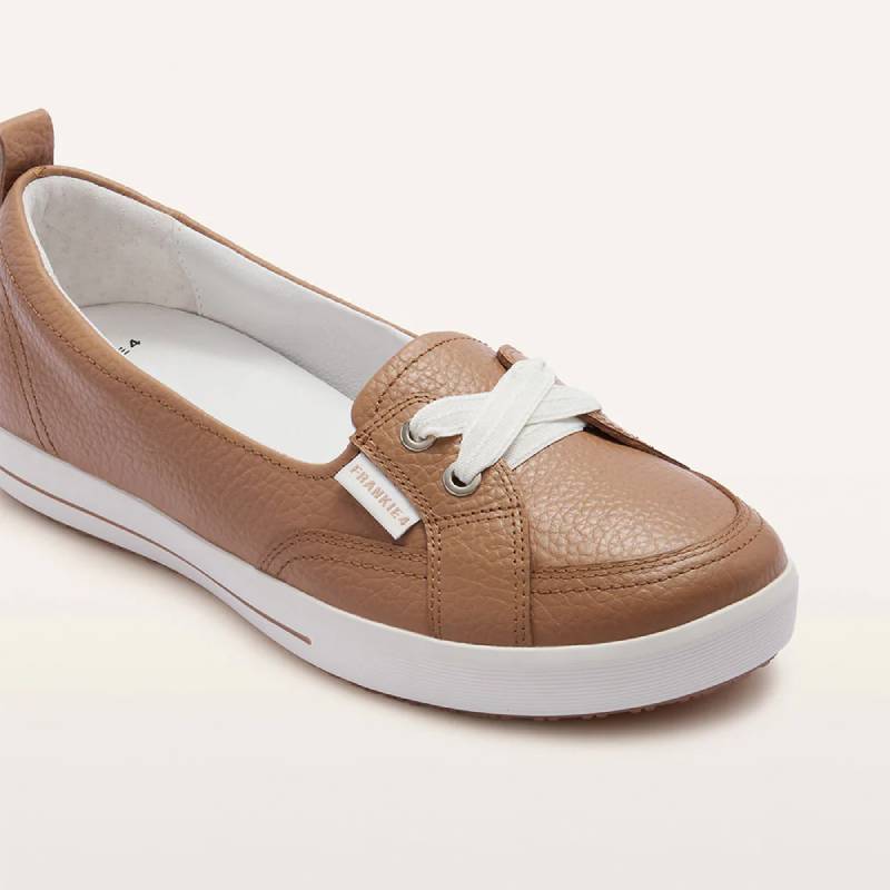 frankie 4 sophie womens flat tan ballet flat casual