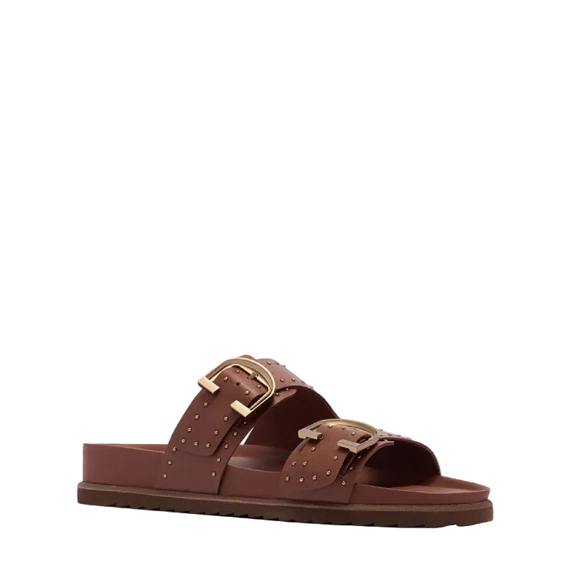 Frankie 4 deon rich tan womens slide