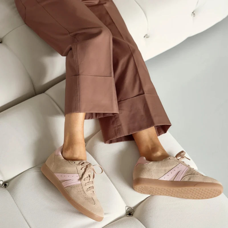 frankie 4 levi oatmeal orthotic laceup sneaker