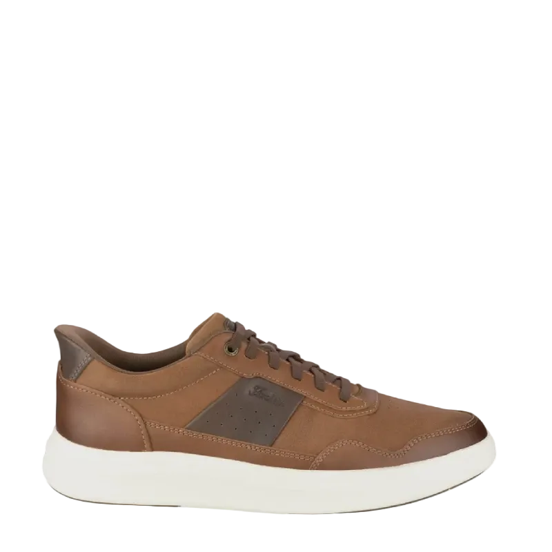 florsheim crosstour lace cognac mens lace up sneaker