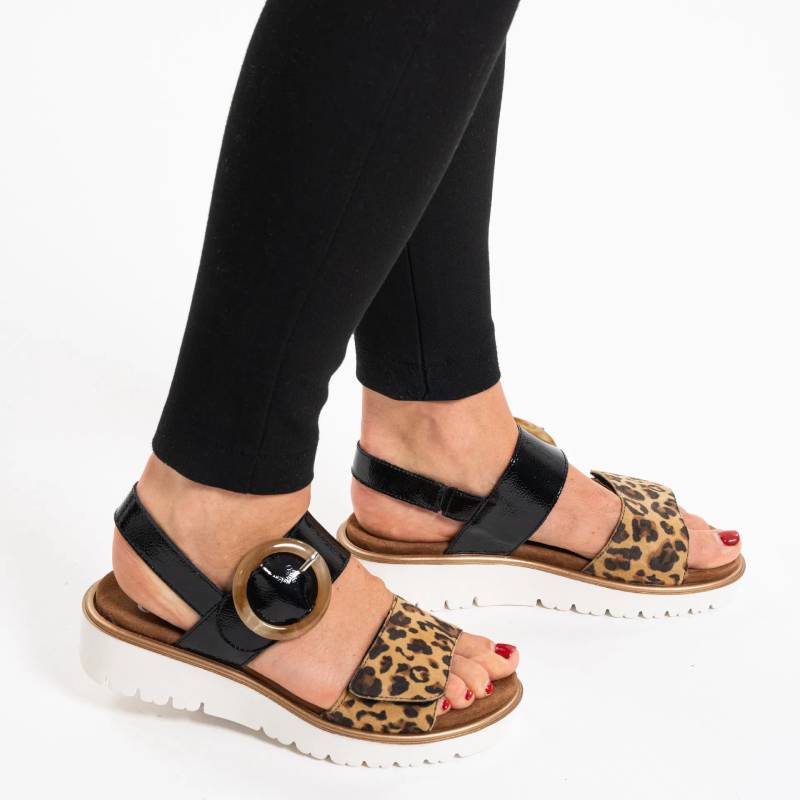 Ara Bilbao black womens sandal