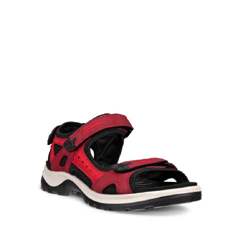 Ecco offroad chilli red womens sandal