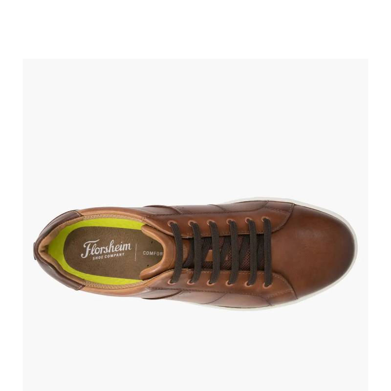 Florshiem crossover cognac lace up