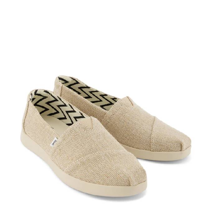 TOMS Alpargata plus natural womens slip on