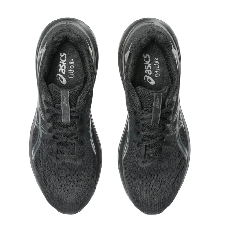 asics gel contend 10 mens black running shoe