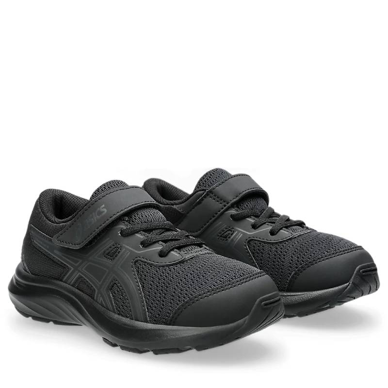Asics contend 9 ps black kids runner