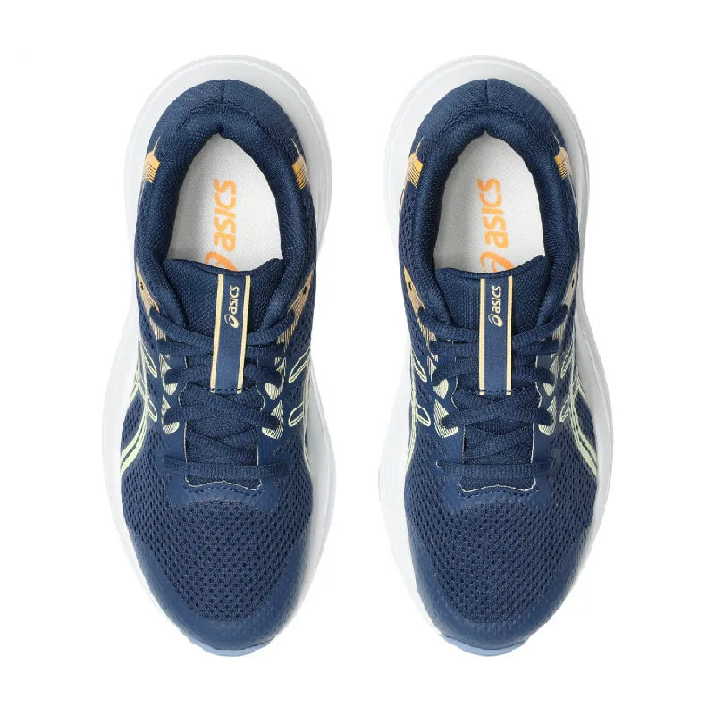 asics gel contend 10 gs blue lace up kids jogger