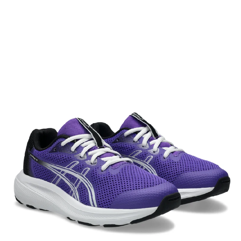asics gel contend 10 gs purple lace up jogger
