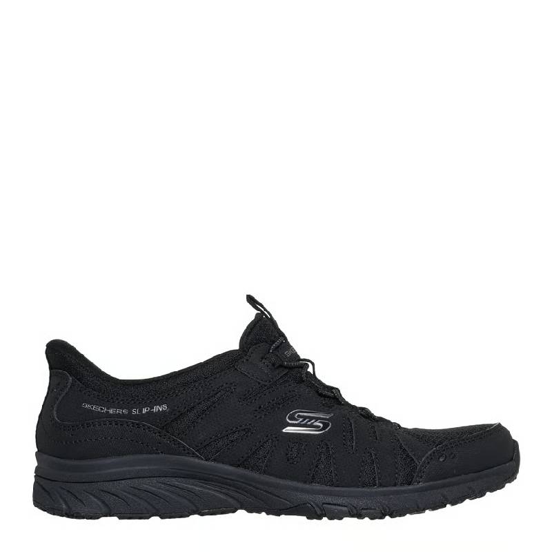 skechers slip in gratis black womens shoe