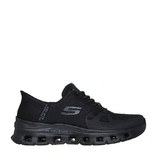 Skechers slip in glide step black womens shoe