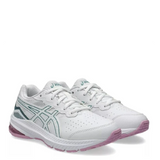 asics gt 1000sl 2 kids white leather joggers
