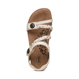 Aetrex Jillian ivory sandal