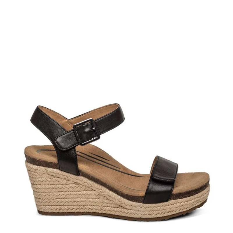 Aetrex Sydney black sandal