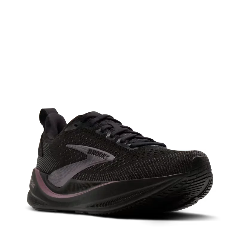 Brooks ghost max 4 black womens wide sneaker