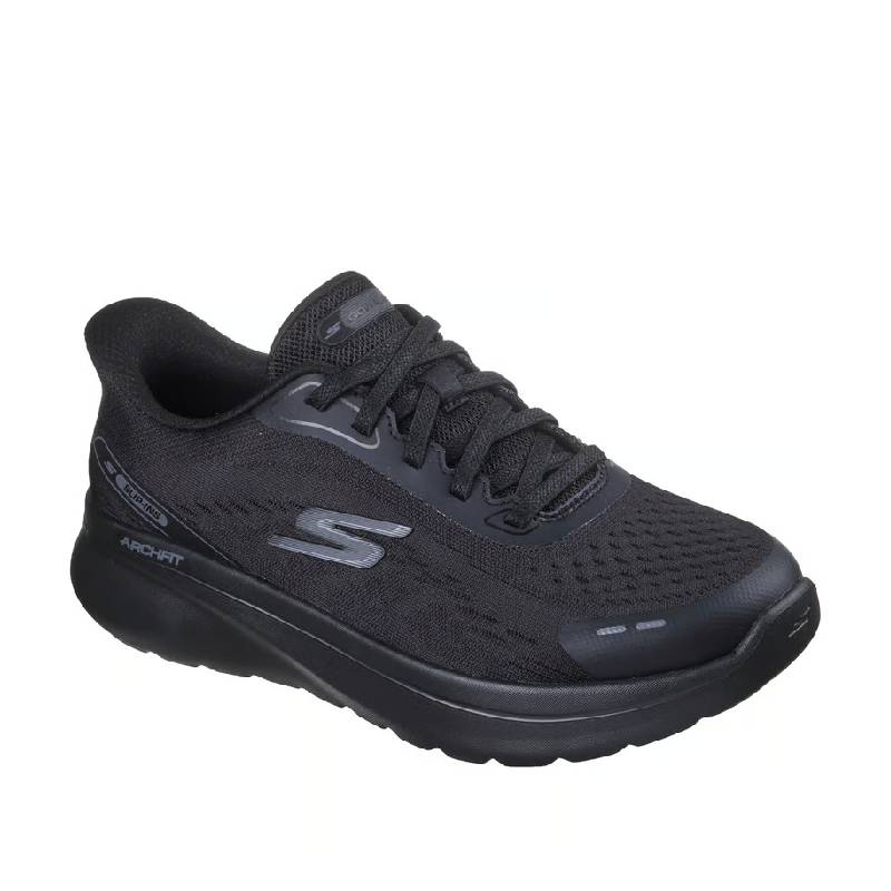 Skechers arch fit black womens sneaker