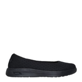 skechers aubrey black womens ballet flat