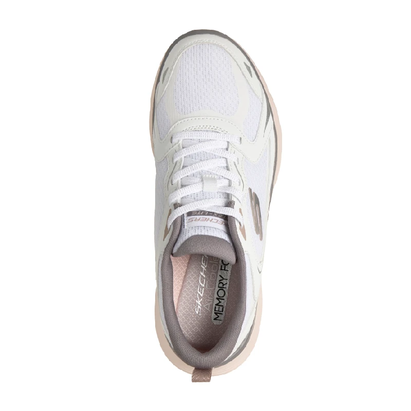 skechers flex appeal white sneaker