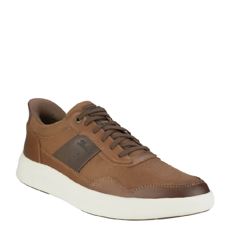 florsheim crosstour lace cognac mens lace up sneaker