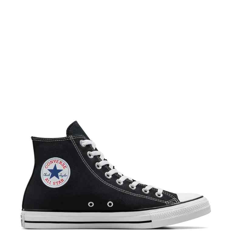 converse black/white high top