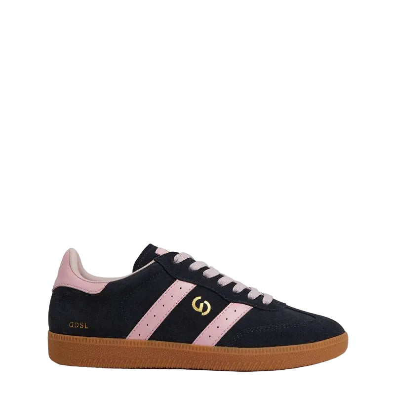 Goodsoles Parallel navy pink ladies sneaker