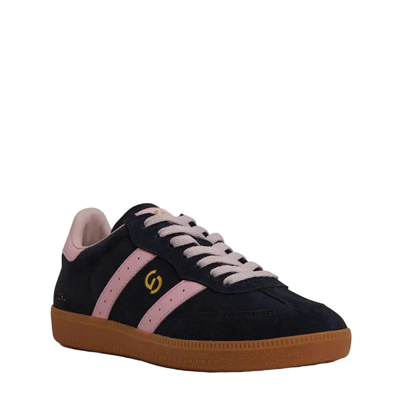 Goodsoles Parallel navy pink ladies sneaker
