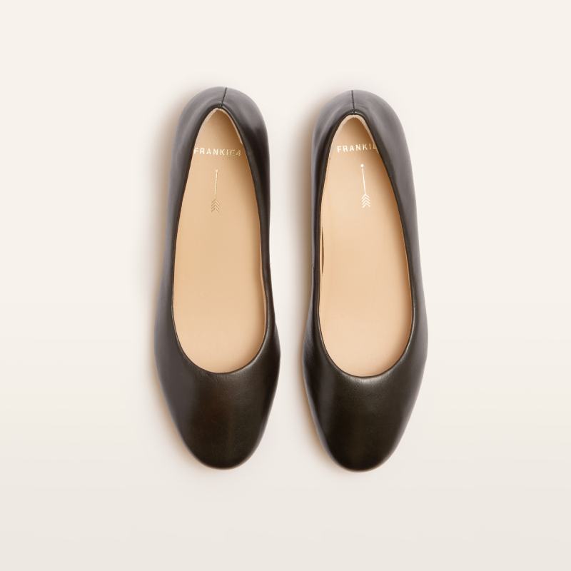 Frankie 4 dorest black womens ballet pump