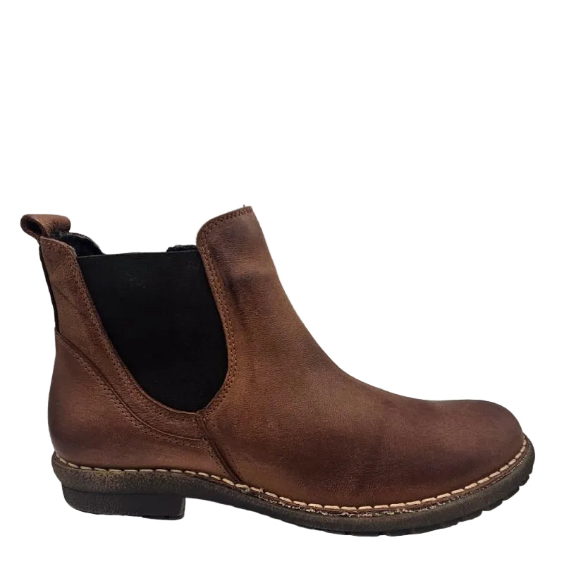 Zeta mate brown womens zip boot