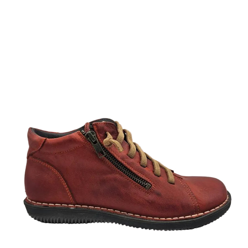 Zeta madge womens red zip boot
