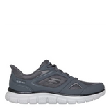 Skechers track ezral grey mens skip in sneaker
