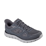 Skechers track ezral grey mens skip in sneaker