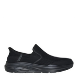 Skechers stoaver mens black slip in shoe