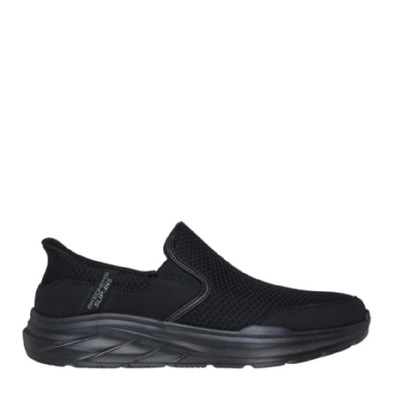 Skechers stoaver mens black slip in shoe